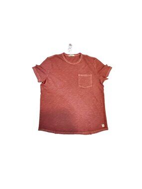 Marine Layer Vintage Heavy Slub Pocket Tee Marsala Size Medium Crew neckline